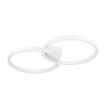 Eglo Luce da soffitto Amandolo Acciaio Bianca 19.5W 2400lm - 827-865 Regolabile Bianca + RGB | Dimmerabile