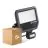 Confezione Multipack 5x Ledvance Proiettore LED Aluminium Nero 41W 6000lm 100D - 840 Bianco Freddo | IP65 - Sensore Di Movimento E Luce - Simmetrico