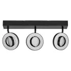 Ledvance LED Decor Faretti Saturn Plastica Nero 29W 690lm - 830-842-865 CCT