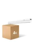 Confezione Multipack 4x Ledvance Reglette LED Linear Compatto Interruttore 8W 800lm - 830 Luce Calda | 60cm