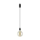 Eglo Luce Pendente Vignanello Nero 827 Bianco Molto Caldo | IP44 - Alimentazione A Batteria